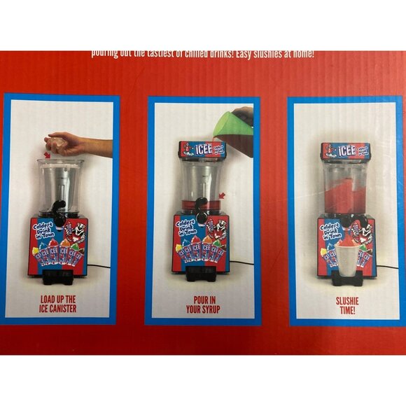 ICEE Home Slushie Maker with 4 Syrup Packs - New Ice Machine In Box - Picture 8 of 9